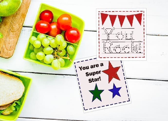 Lunch box notes FREE printable