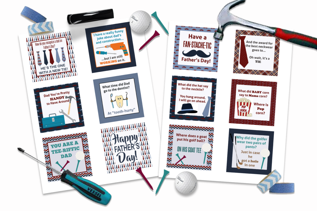 Father S Day Jokes Gift Tags Free Printables For Every Dad