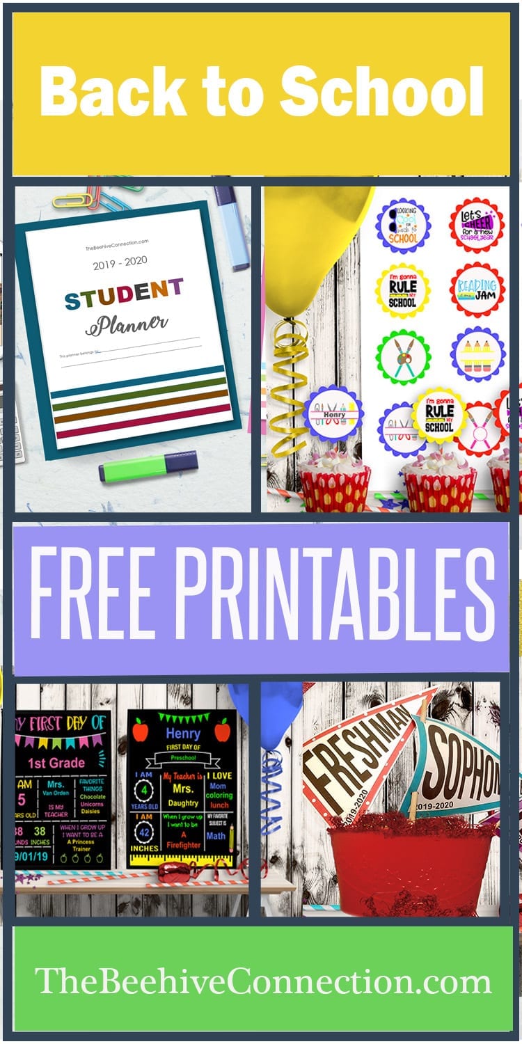 Get our FREE Back to School Printables for all of your needs