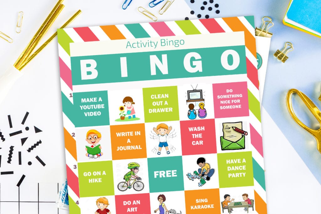 25 Fun Activities to Do Bingo Board