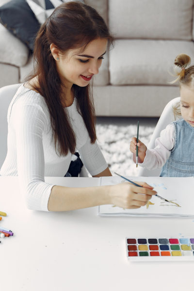 Girls Painting ideas for a staycation