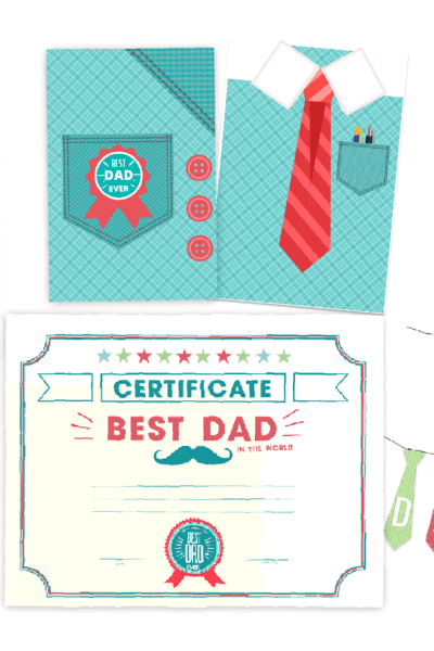 Father's day Menu, Cards, Coupons, Banner