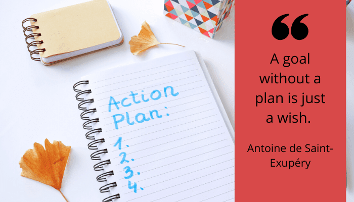 Quote on Creating an action plan