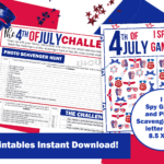I Spy Game and Photo Scavenger Hunt 4th of July Printables