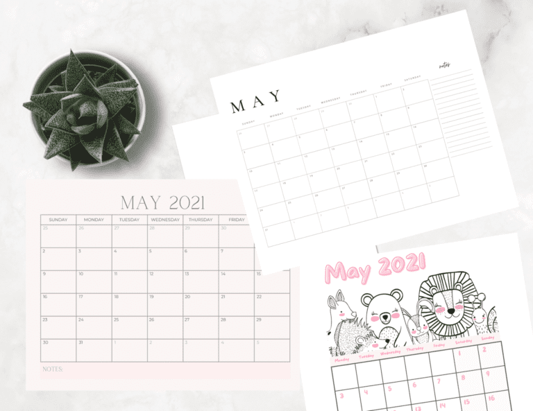 Best March 2022 FREE Printable Monthly Calendars