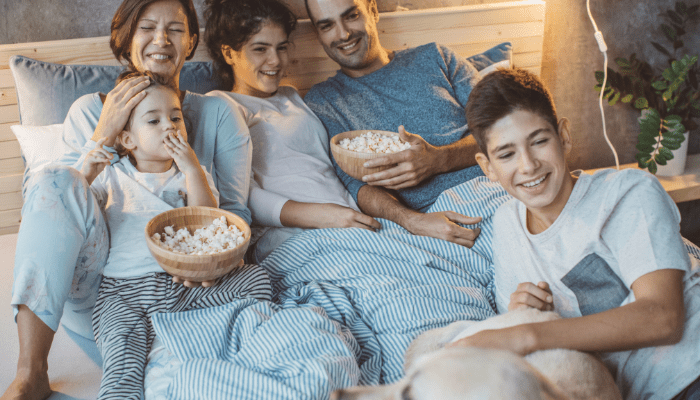Ideas for family movie night watching a movie together