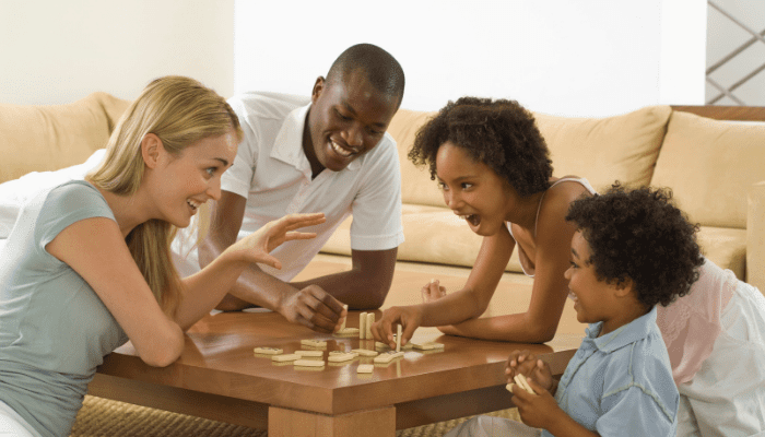 family game night ideas family playing games