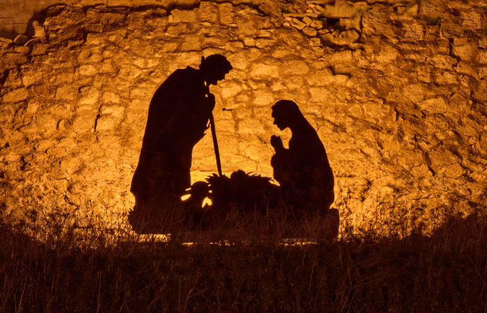 Christ Centered Christmas - Nativity Joseph Mary and Baby Jesus 