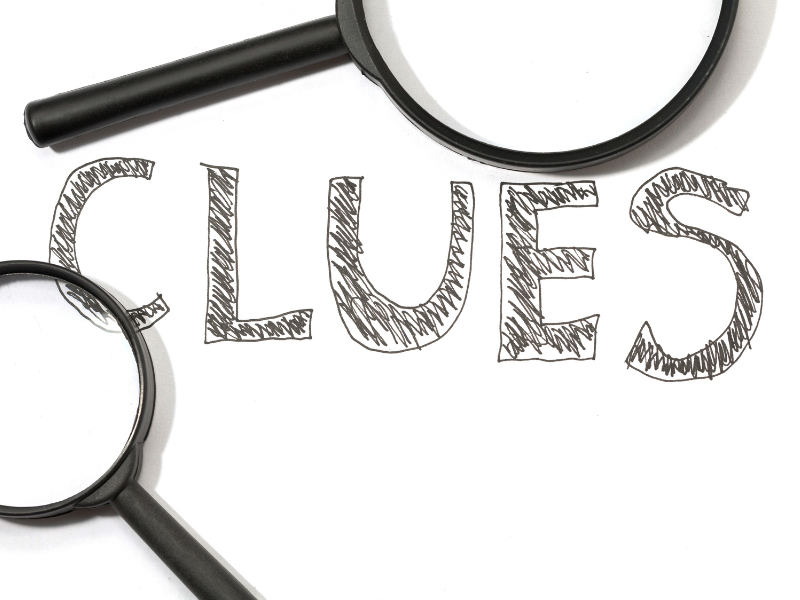 words "clues" riddles scavenger hunt ideas for kids