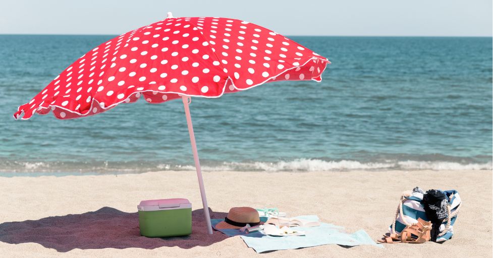 umbrella on a beach