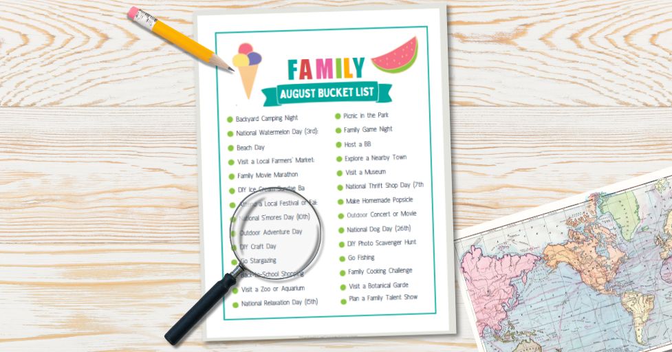 family august bucket list printable