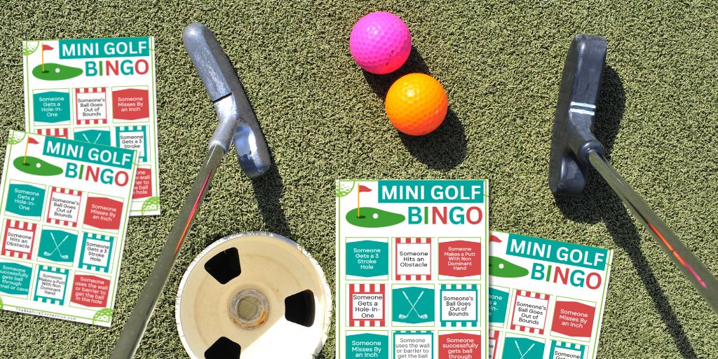 mini golf bingo cards printable