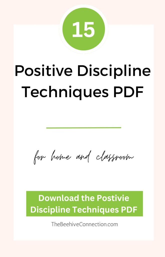 pinterest pin positive discipline techniques pdf