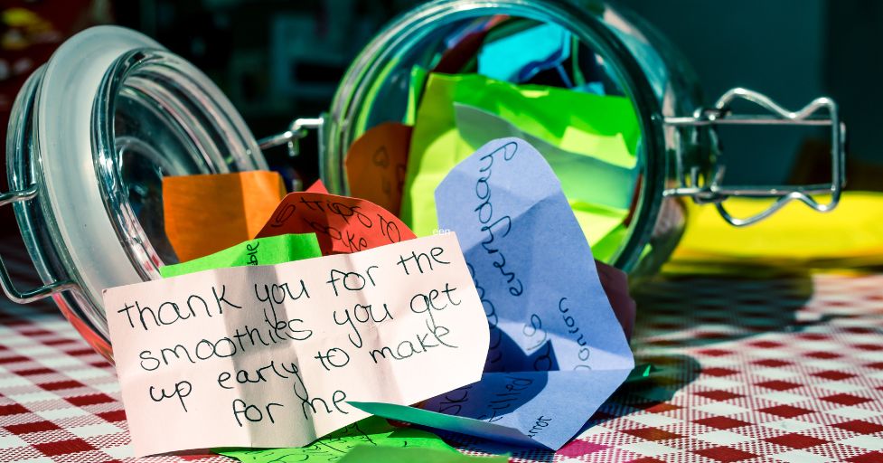 gratitude jars