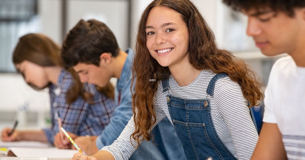 students in class