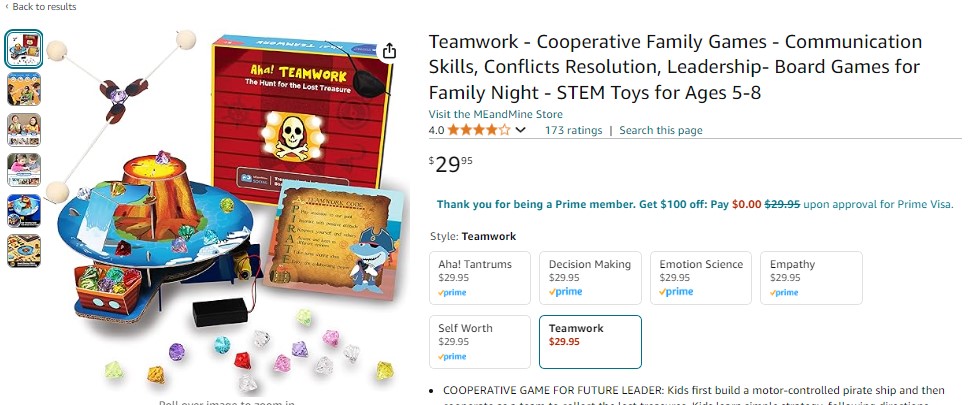 Teamwork Family Games