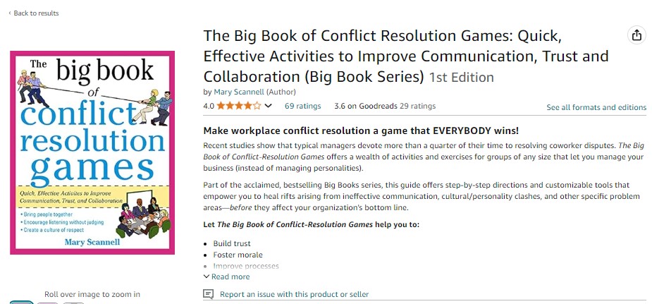 The Big Book of conflict resolution games for kids