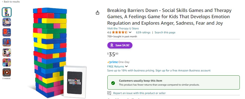 Breaking Down Barriers Game