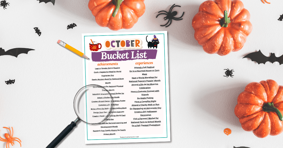 October Bucket List Ideas for Teens