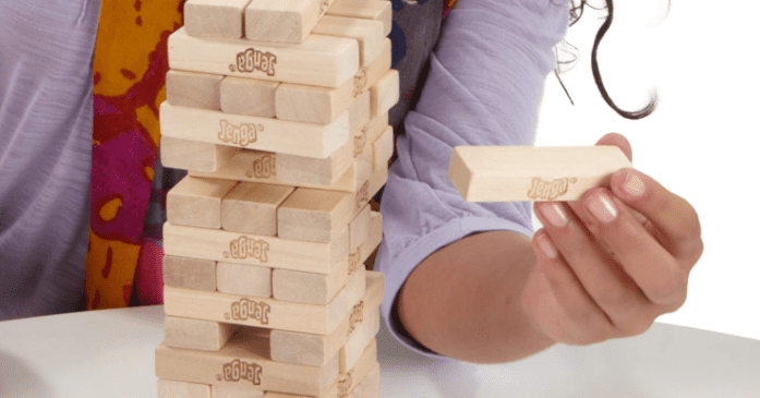 the game jenga 