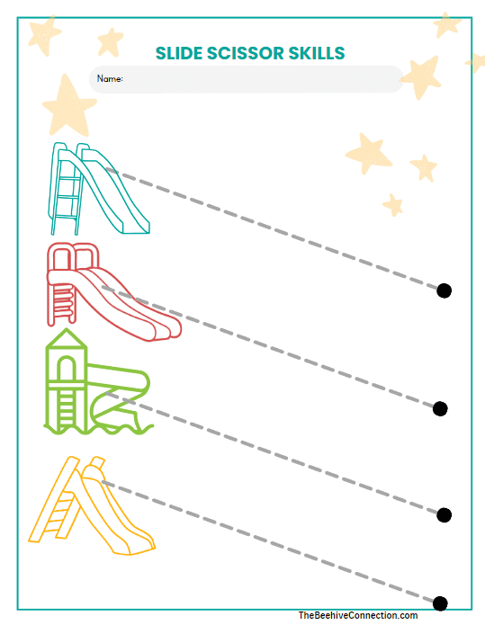 cutting worksheets diagonal