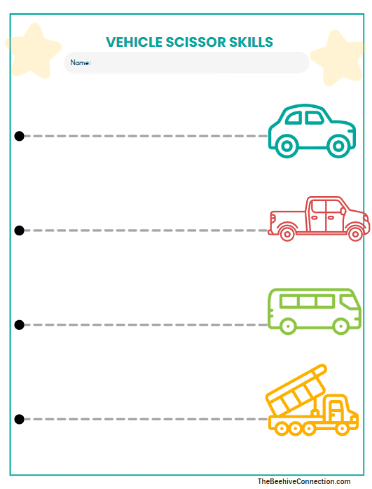 simple cutting practice worksheets