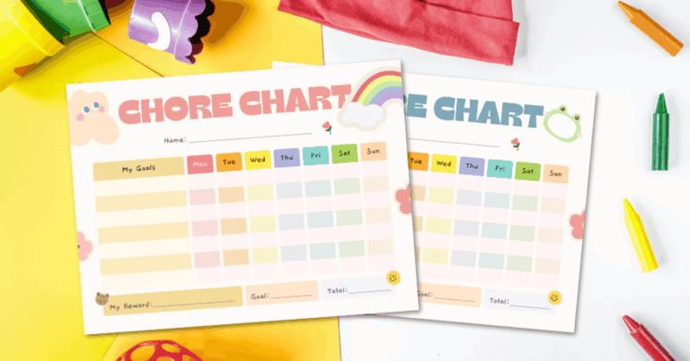 How to Create A Goal Chart for Kids They Will Actually Use