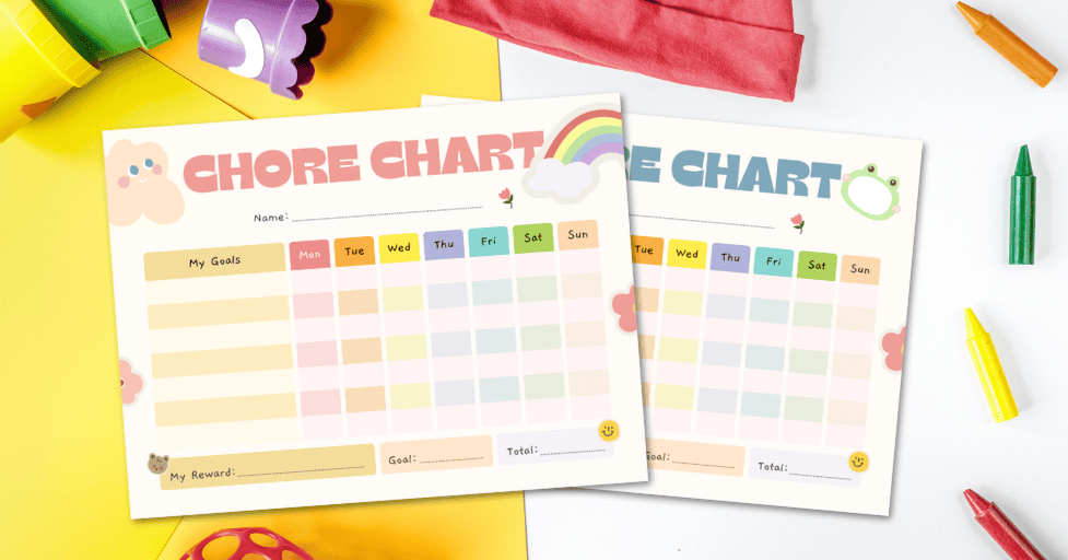 how to create a goal chart for kids printable chart for kids