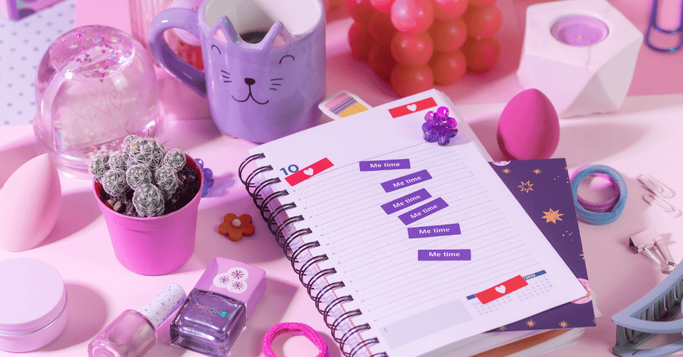 ADHD homework tips colorful journal