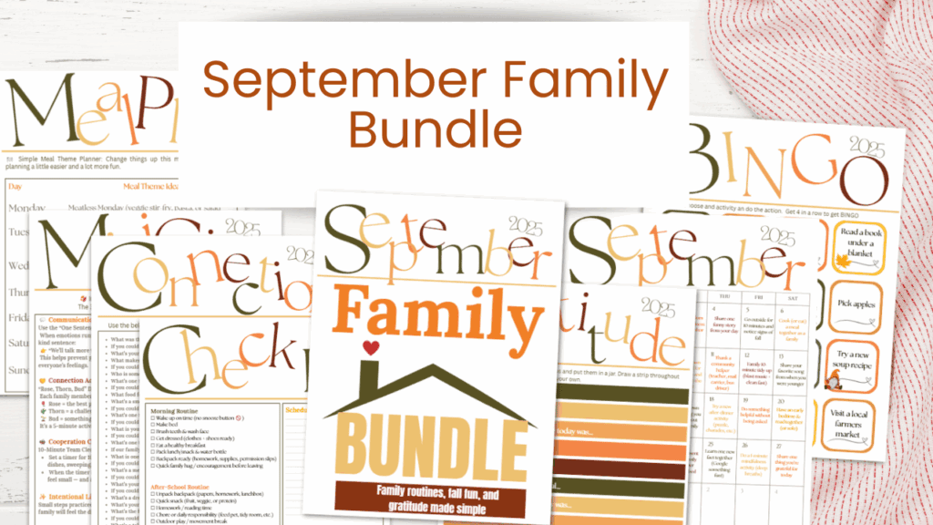 September Bucket list ideas our September family bundle